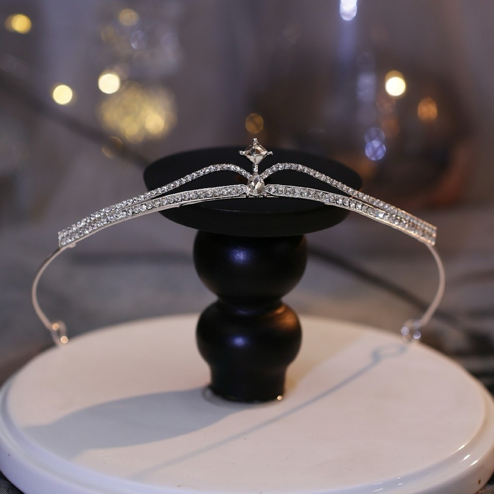 Tiaras Crowns Crystal Headdress Rhinestone Pageant Diadem Bride Headband Wedding